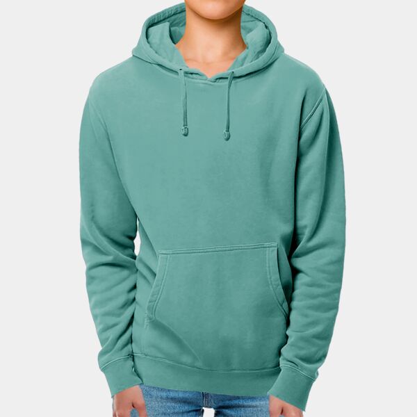 Midweight Pigment-Dyed Hooded Sweatshirt (WMN) Thumbnail